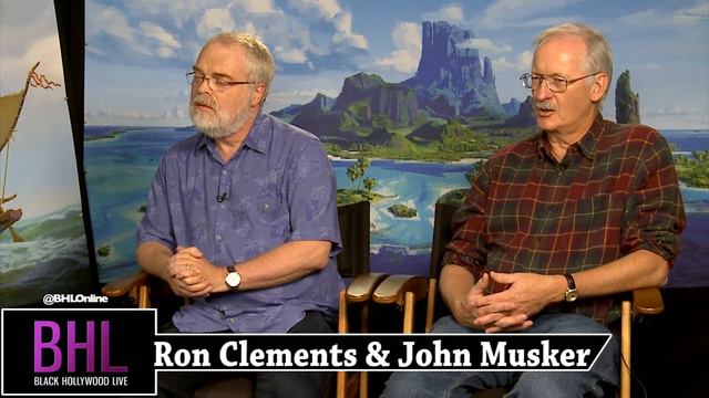 Disney's 'Moana' Interview w/ Director's Ron Clements & John Musker смотреть онлайн