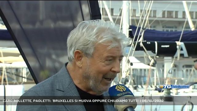 CARO BOLLETTE, PAOLETTI: 'BRUXELLES SI MUOVA OPPURE CHIUDIAMO TUTTI' | 06/10/2022