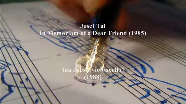 Josef Tal - In Memoriam of a Dear Friend смотреть онлайн