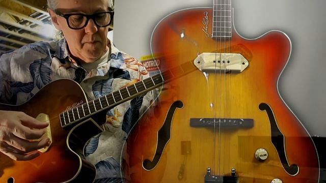 The Craven Tenor Guitar 350JLS John Lawlor Signature Vintage Burst  Audio demo