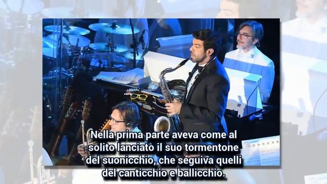 Sanremo 2018, Favino sorprende ancora e suona il sax смотреть онлайн