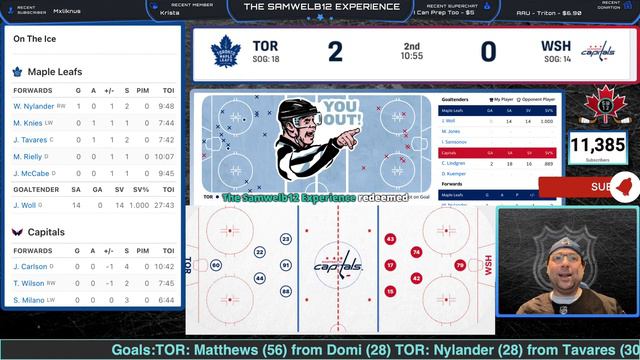 Live: Toronto Maple Leafs vs Washington Capitals LIVE Game Audio | Leafs Chat смотреть онлайн