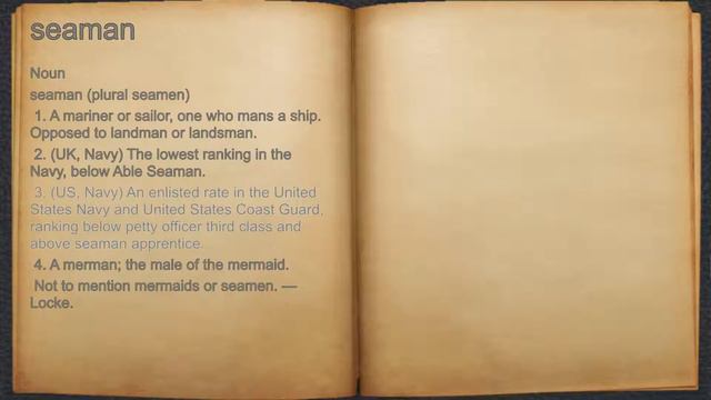What does seaman mean? смотреть онлайн