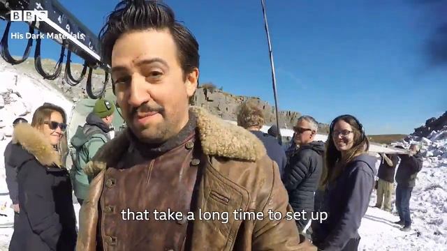 Lin Manuel Miranda His Dark Materials Set Tour