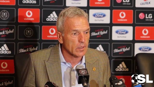 Ernst Middendorp on Akpeyi, Title Race & Winning the Derby | #SowetoDerby Post Match Conference смотреть онлайн