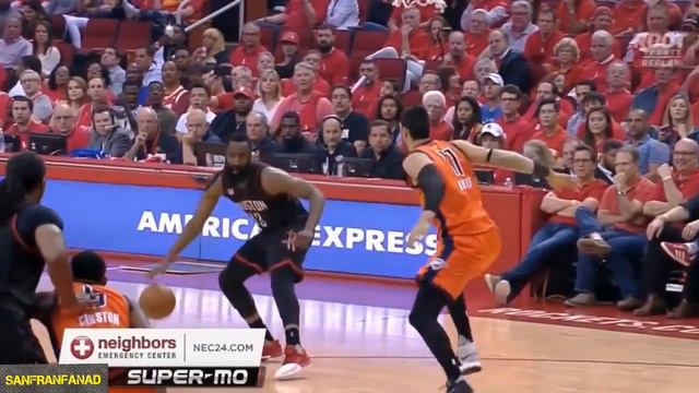 James Harden Ruins Enes Kanter | Rockets vs Thunder Game 1 | NBA Highlights HD смотреть онлайн