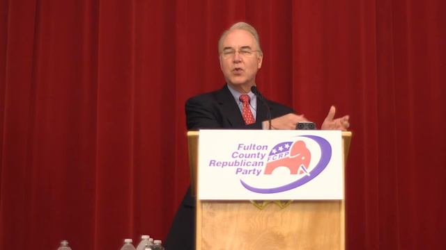 Congressman Tom Price, MD, At FultonGOP BBQ 2013