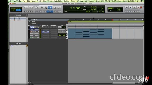 05. PRO TOOLS - запись MIDI в PRO TOOLS, видеоинструкция смотреть онлайн