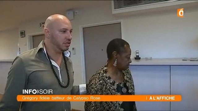 Sujet France Ô - Gregory Louis ( Sir G - Wakanza) En Tournée Avec Calypso Rose