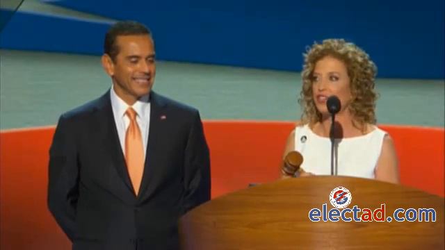 Antonio R. Villaraigosa Addresses The DNC, Charlotte, North Carolina - September 4 2012