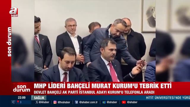 MHP lideri Devlet Bahçeli AK Parti İstanbul adayı Murat Kurum’u tebrik etti! | A Haber смотреть онлайн
