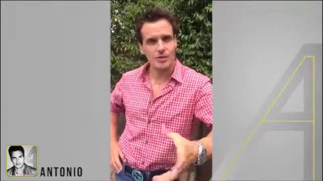 Antonio Sabato Jr launching his app - Antonio смотреть онлайн