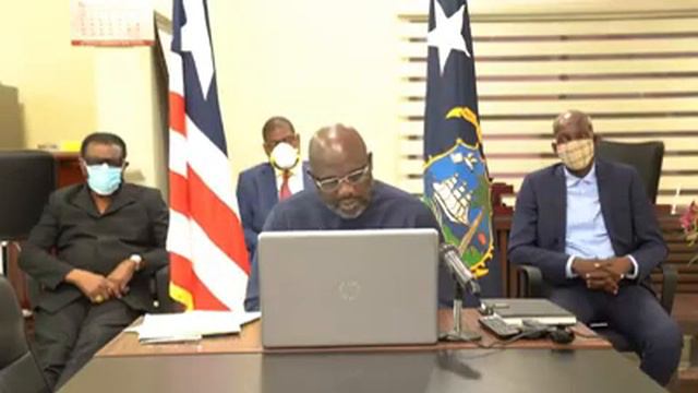 President George M.Weah Addresses The Extraordinary E-Summit of Heads of State and  (ECOWAS).