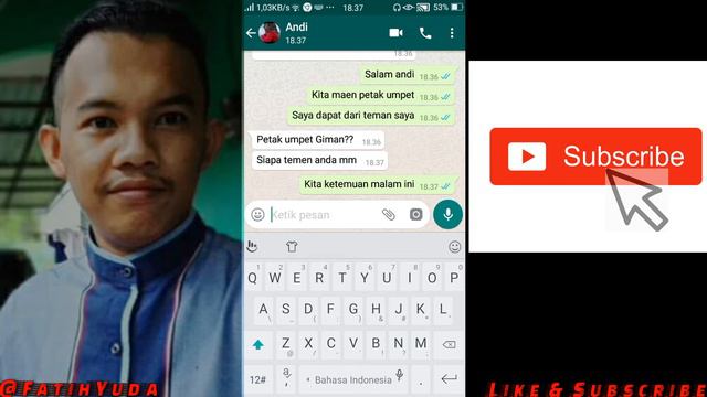 Pranks Chat WA Sahabat,Diriku jadi Momo Auto Ngakak!!😂😂 смотреть онлайн