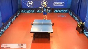 Настольный теннис матч 090419 14  Морев Виктор  Черашев Дмитрий