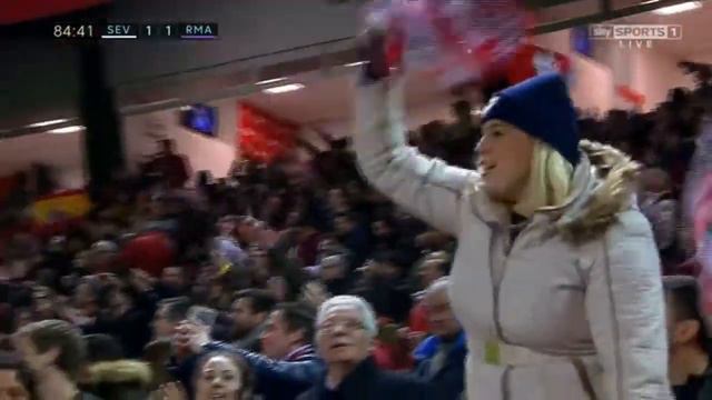 Севилья-Реал Мадрид 1:1 Автогол Серхио Рамос 15.01.2017 смотреть онлайн