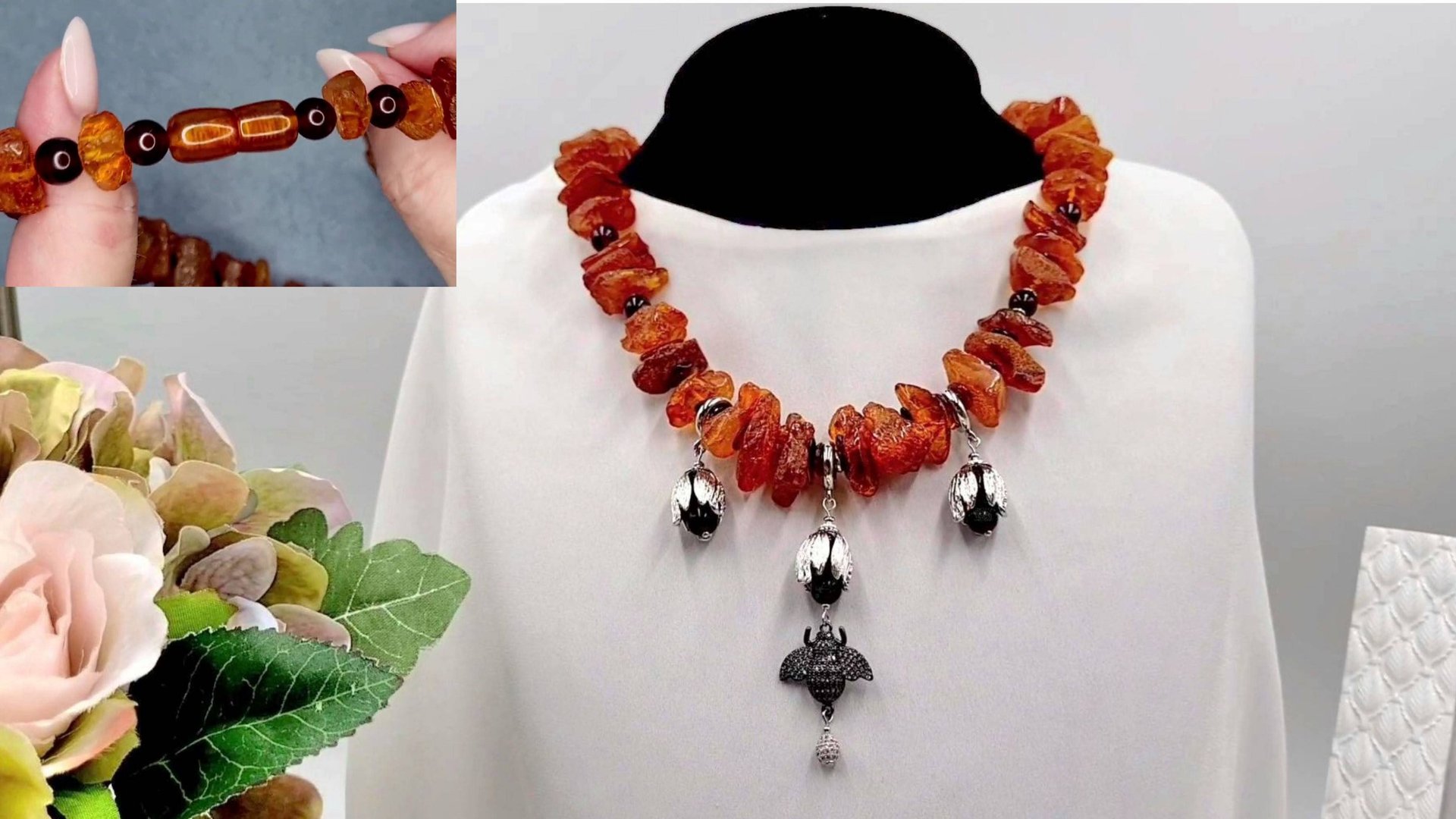 Как прикрепить замок к янтарным бусам. Янтарные бусы. ПЕРЕДЕЛКА продолжается. смотреть онлайн