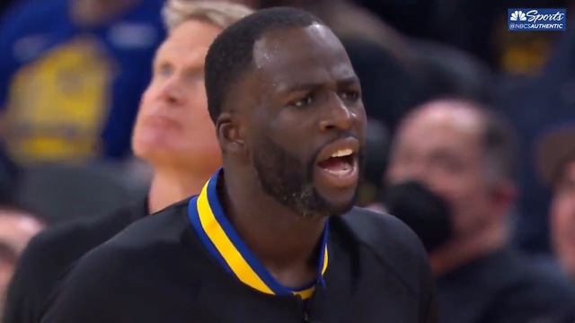 Draymond wasnt happy after this Bones Hyland foul on Otto Porter Jr: "That's a knee to the nuts!" смотреть онлайн