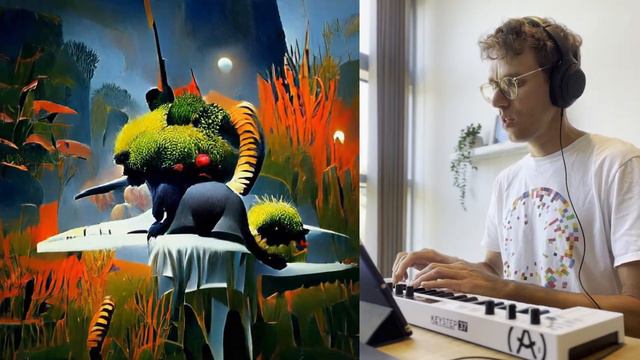 AI Henri Rousseau video - Live soundtrack смотреть онлайн