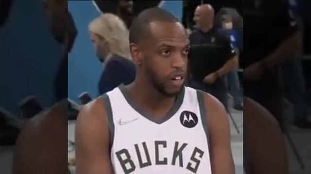 Do it again." ￼ Khris Middleton on Coach Bud's message to the reigning champion s. NBAMediaDay смотреть онлайн