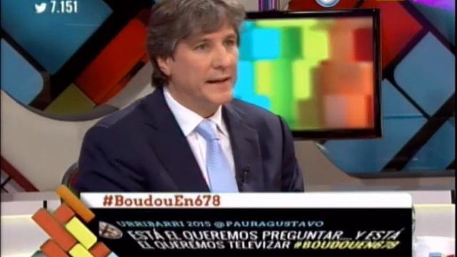 DEBATE CON AMADO BOUDOU -  LA FELICITACION DE BONELLI A LAURA ALONSO - 05-06-14