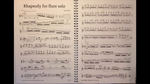 rhapsody for flute solo Reza Nakisa Flute Irene Gabarron смотреть онлайн