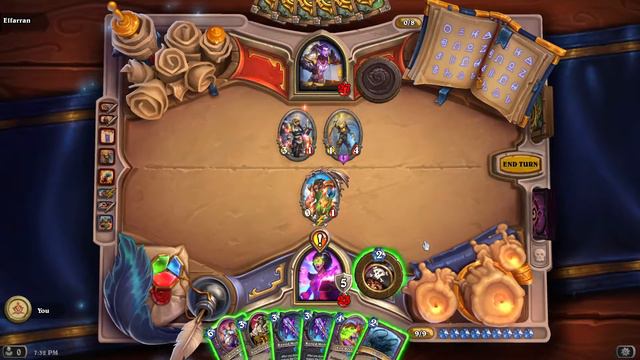 Book of Mercenaries Tamsin vs Elfarran | Hearthstone Book of Mercenaries смотреть онлайн