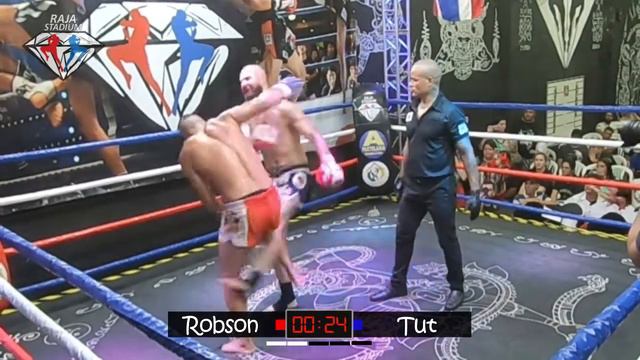 TUT MORAES (MUAY THAI 017) vs. ROBSON FERNANDES (PHOENIX) CINTURÃO 77 KG - CHAMPIONS FACTORY RAJA смотреть онлайн