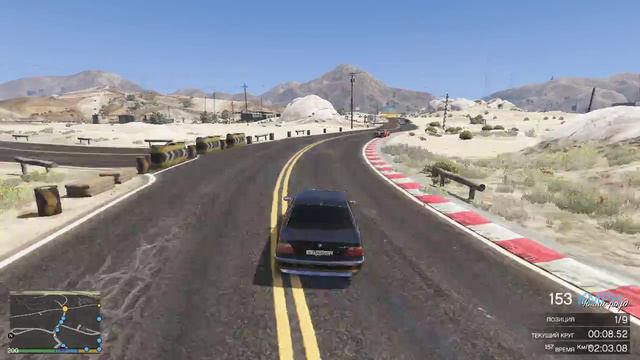 GTA 5 MODS Mercedes-Benz S600 (W140) Amg с дисками VOSSEN в гонке гта 5,