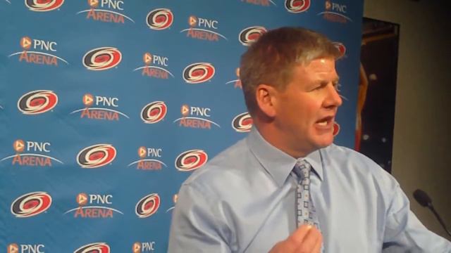 Carolina Hurricanes Bill Peters After 4-1 Win Over Oilers 11/25/15
