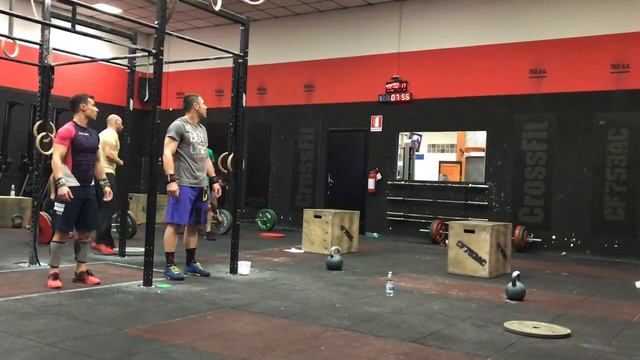 Domenico F.donato(m+45) E Manuel Cappellacci(m+40) Wod 3 Romathrowdown
