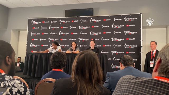 #WNBA Finals Game 1 @nyliberty Post Game Conference - Sandy Brondello, Jonquel Jones Breanna Stewar