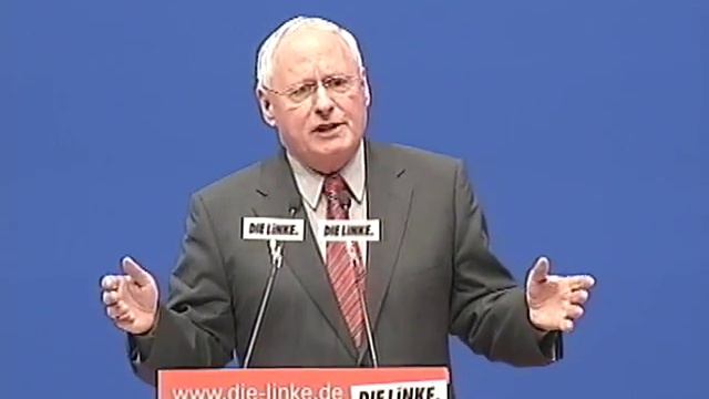DIE LINKE, Europaparteitag: Oskar Lafontaine (Teil1) смотреть онлайн
