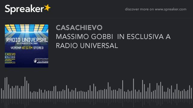 MASSIMO GOBBI IN ESCLUSIVA A RADIO UNIVERSAL смотреть онлайн