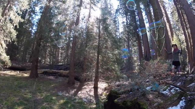 Betty Bubbles blows Captivating Giant Bubbles in some of Americas most incredible places смотреть онлайн