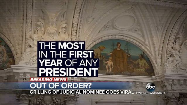Federal judge nominee Matthew Peterson struggles under questioning смотреть онлайн