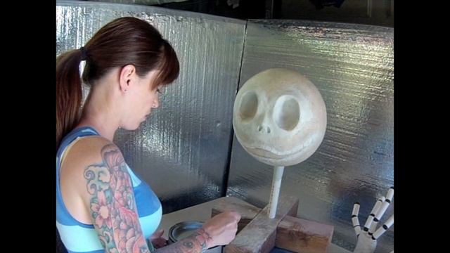 DIY Jack Skellington Prop Head Part 2 смотреть онлайн
