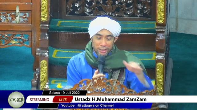 LIVE | Majelis Rutin Malam Rabu Bersama Ustadz H Muhammad ZamZam  | 19 Juli 2022