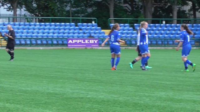 Charlotte Ross scores for Wigan Athletic v Rhyl (2-0) Triangular Tournament 30 July 2016