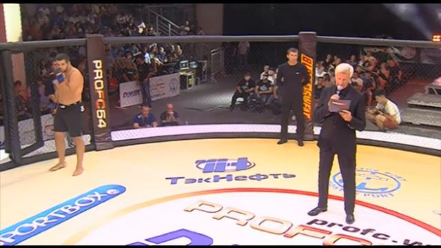 PROFC 54: Бой 4 (+93 кг) Дмитрий Смоляков (Россия) vs. Арсен Менсиитов (Украина) смотреть онлайн