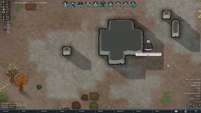 Rimworld #44 "Dark and Stormy Nights" смотреть онлайн