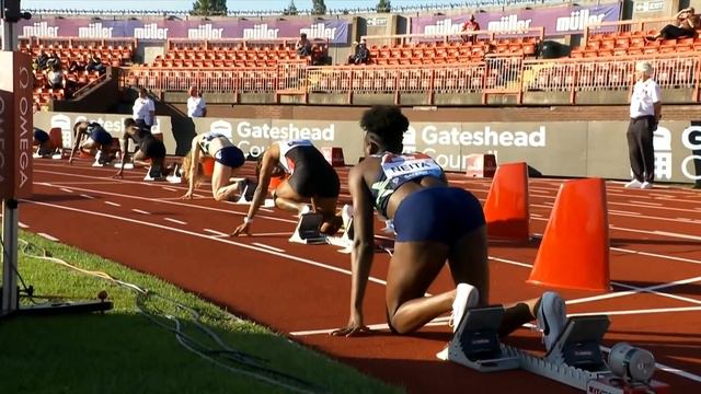 Women's 200m British Grand Prix. Diamond League. Gateshead International Stadium, UK, July 13, 202 смотреть онлайн