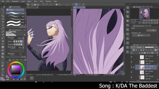 KDA Evelynn 2020 Fanart (Speedpaint) смотреть онлайн