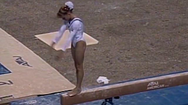 Shannon Miller - Balance Beam - 1993 Hilton Gymnastics Challenge