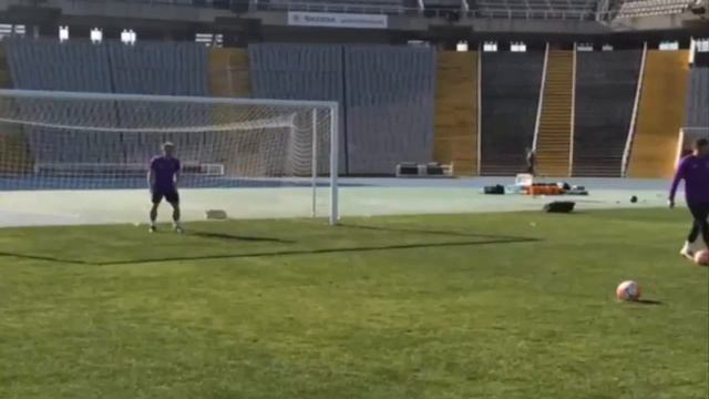 Dele Alli scores cheeky penalty past Christian Eriksen in Spurs training смотреть онлайн