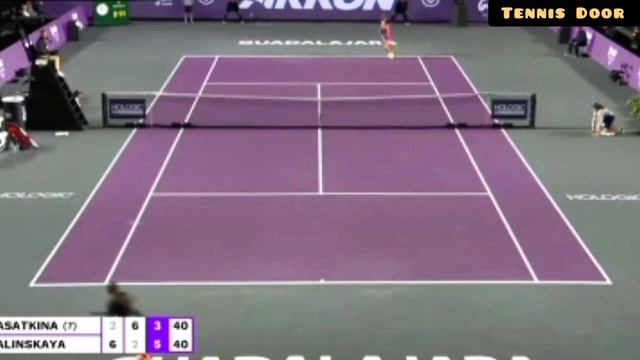 Daria Kasatkina Vs Anna Kalinskaya Highlights | Guadalajara 2 2022 смотреть онлайн