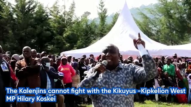 Members of the Kalenjin and Kikuyu community are joined in the hip-Kipkelion West MP Hilary Koskei смотреть онлайн