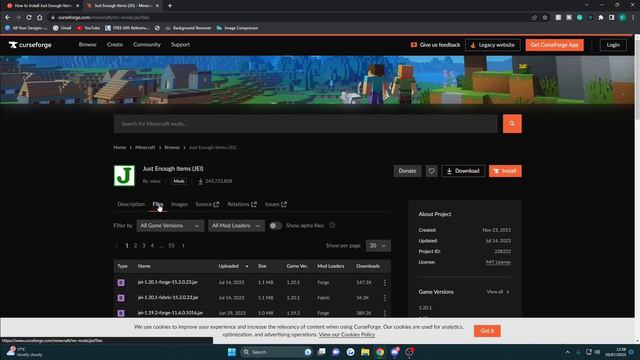 How to Install Just Enough Items Mod in Minecraft 1.20 смотреть онлайн