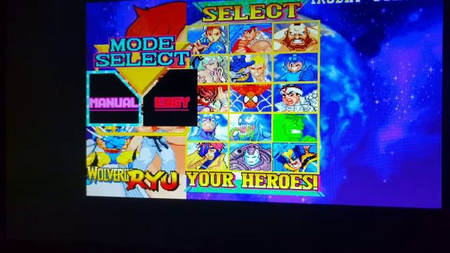 marvel vs capcom and xmen vs street fighter running on NES mini смотреть онлайн