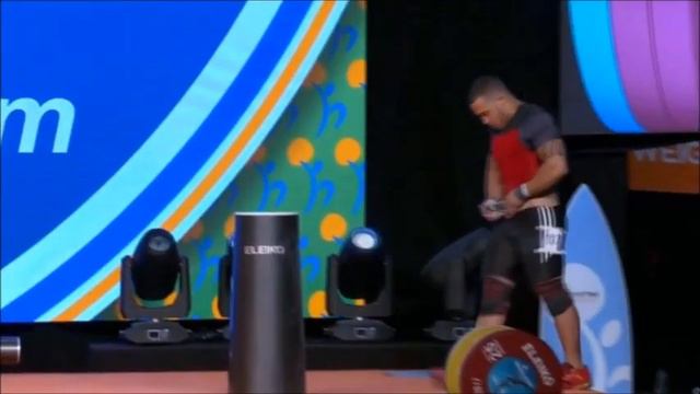 Arley Méndez Clean and Jerk W ORLD RECORD ATTEMPT 221 KG смотреть онлайн
